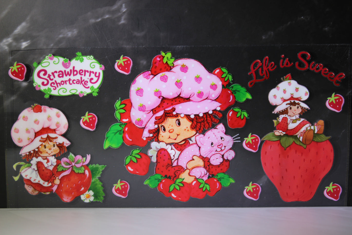 #39 Strawberry girl UV DTF