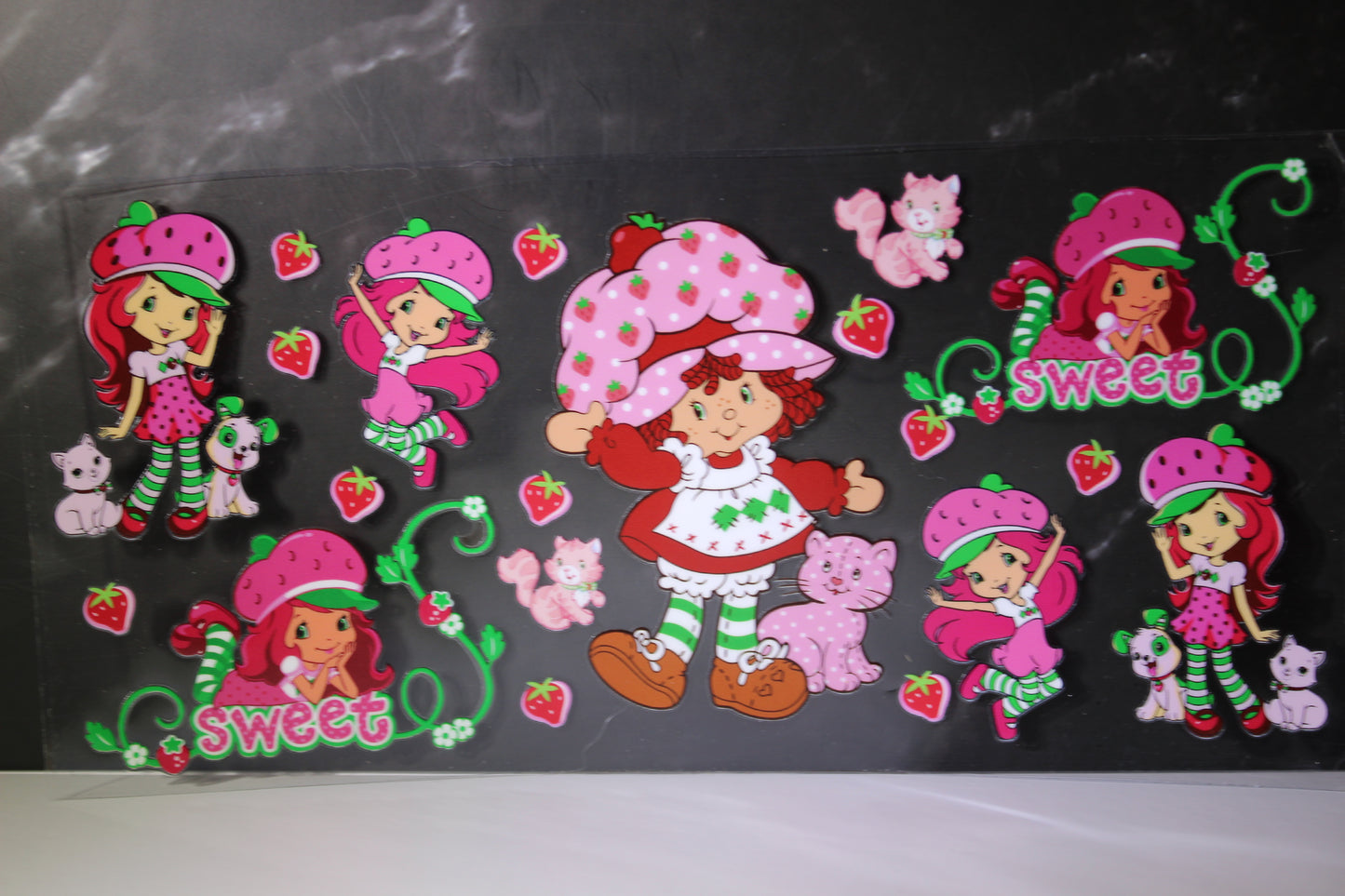 #51 Strawberry girl UV DTF