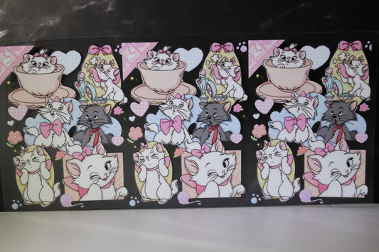 #100 Fancy kitty UV DTF
