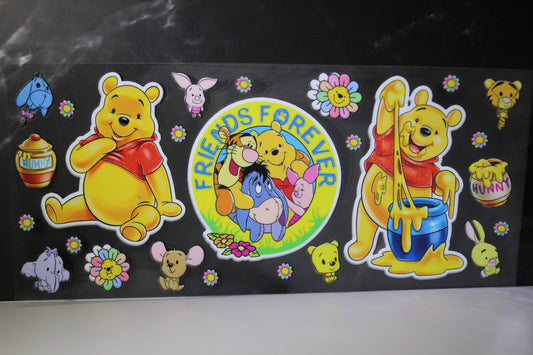 #107 Yellow bear UV DTF