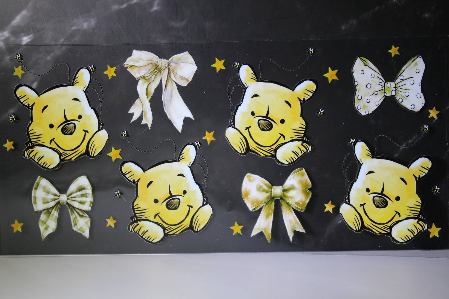 #123 Yellow bear UV DTF