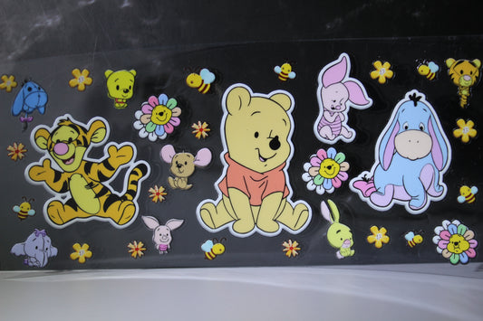 #125 Yellow bear UV DTF