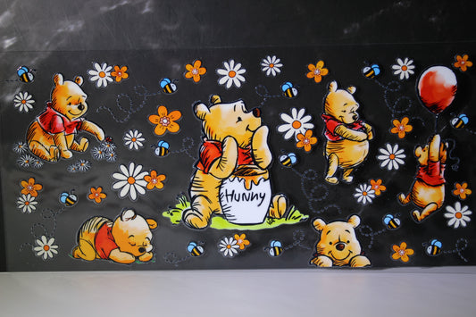 #128 Yellow bear UV DTF