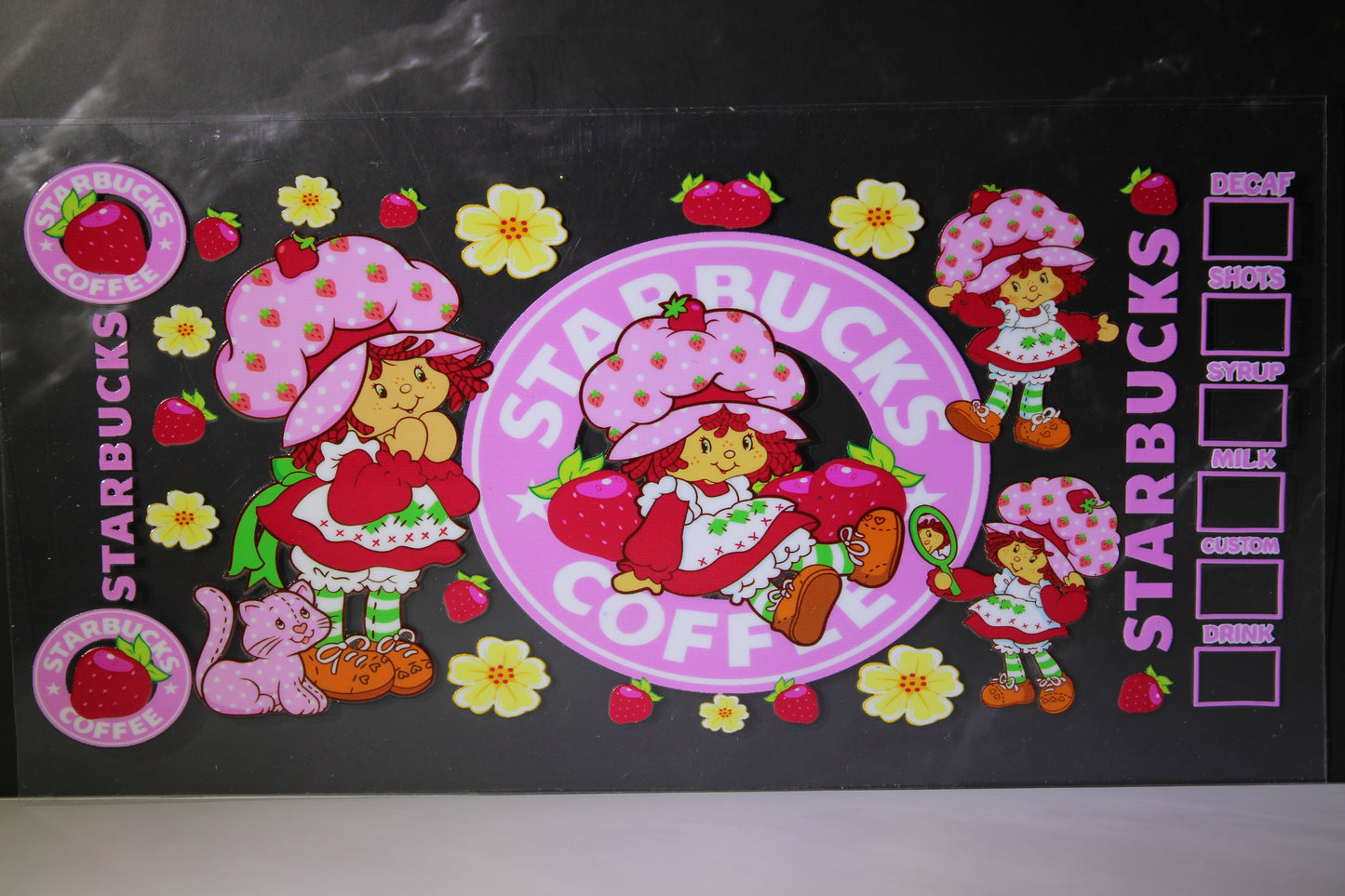#38 Strawberry girl UV DTF