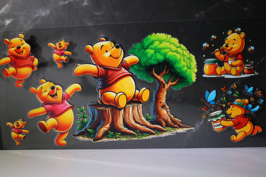 #134 Yellow bear UV DTF
