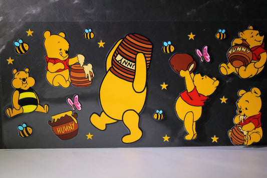 #135 Yellow bear UV DTF