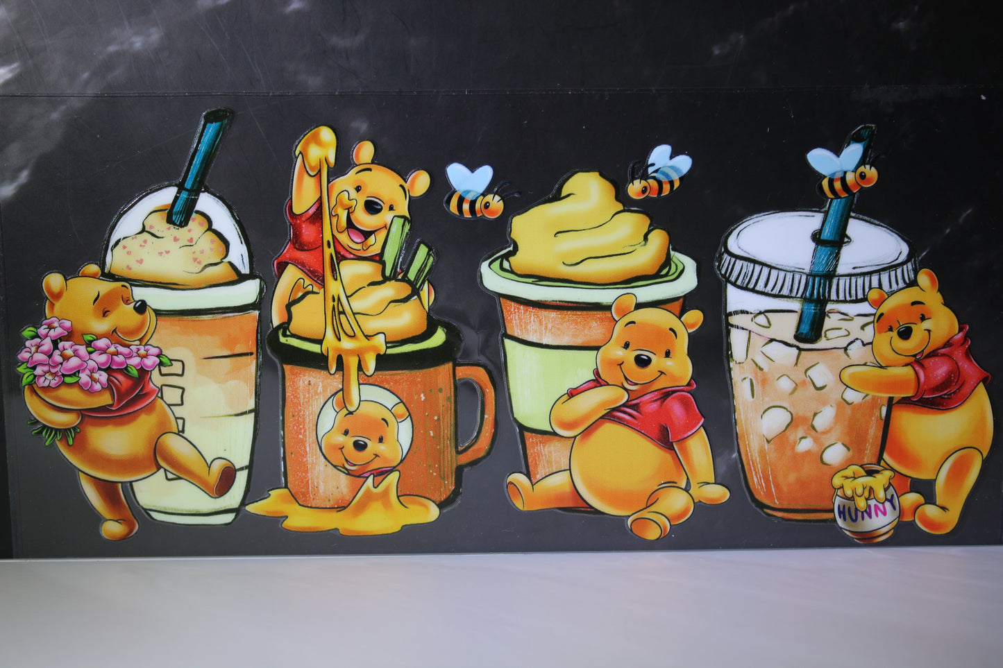 #140 Yellow bear UV DTF