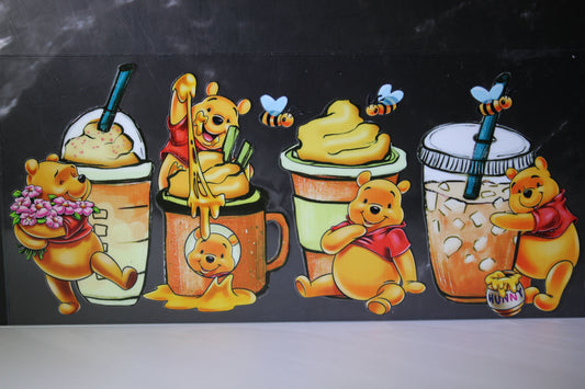 #140 Yellow bear UV DTF