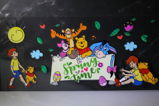 #142 Yellow bear UV DTF