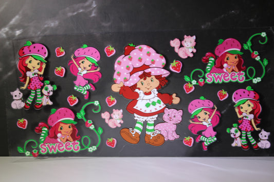 #51 Strawberry girl UV DTF