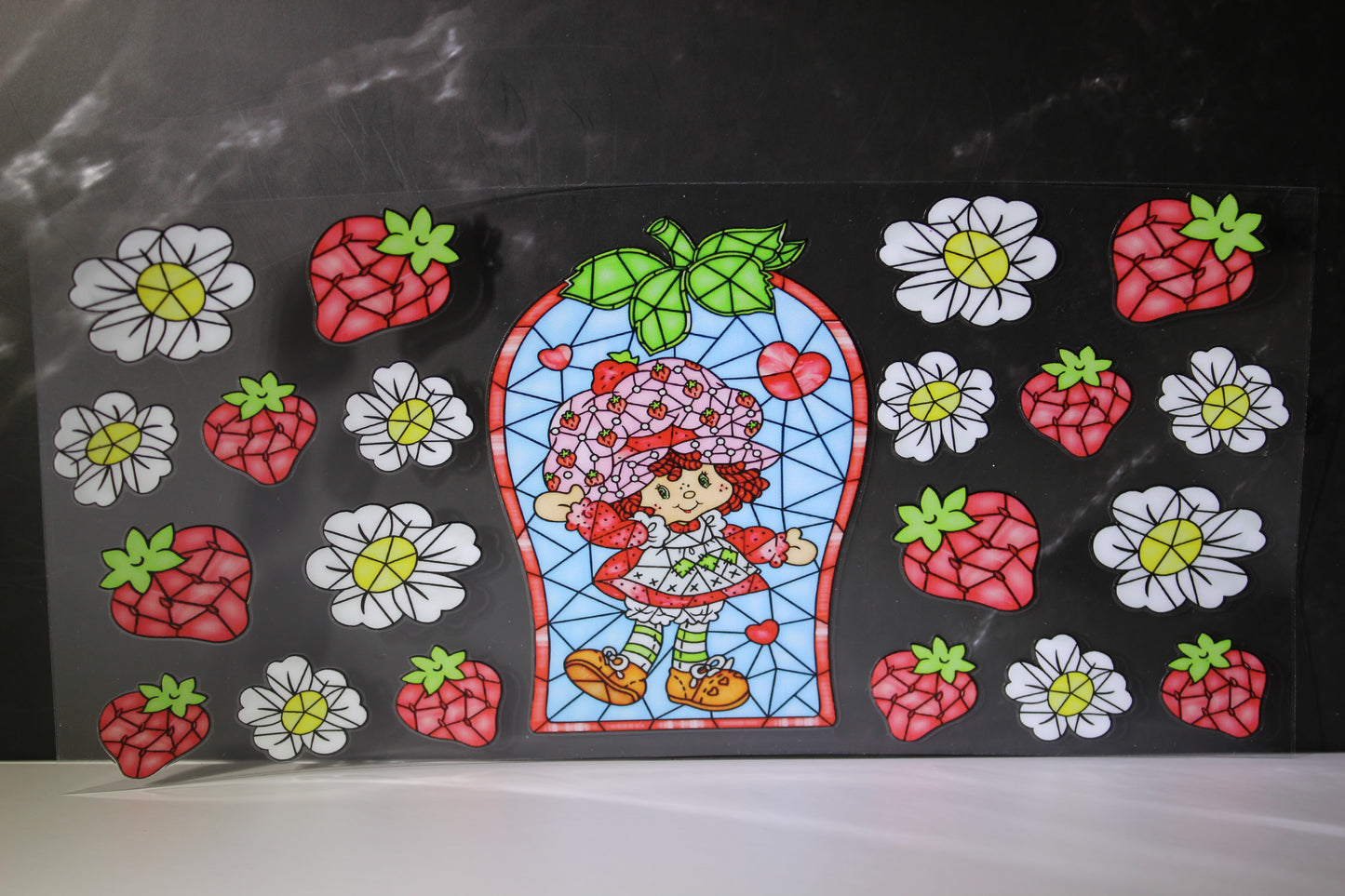 #58 Strawberry girl UV DTF