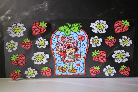 #58 Strawberry girl UV DTF
