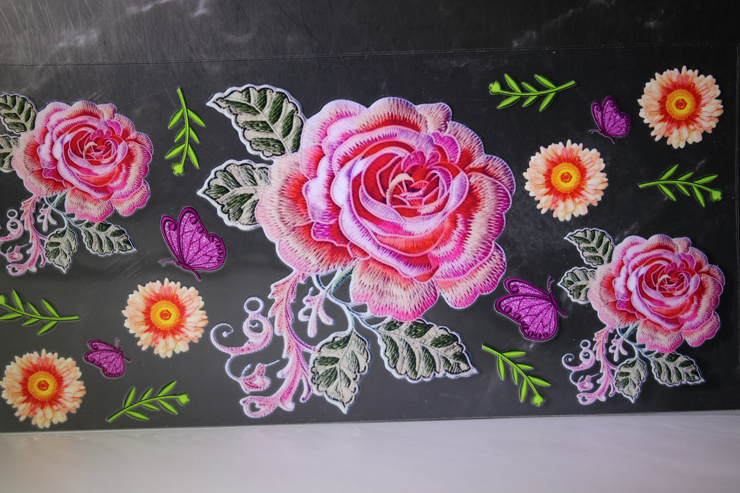 #408 Flowers UV DTF