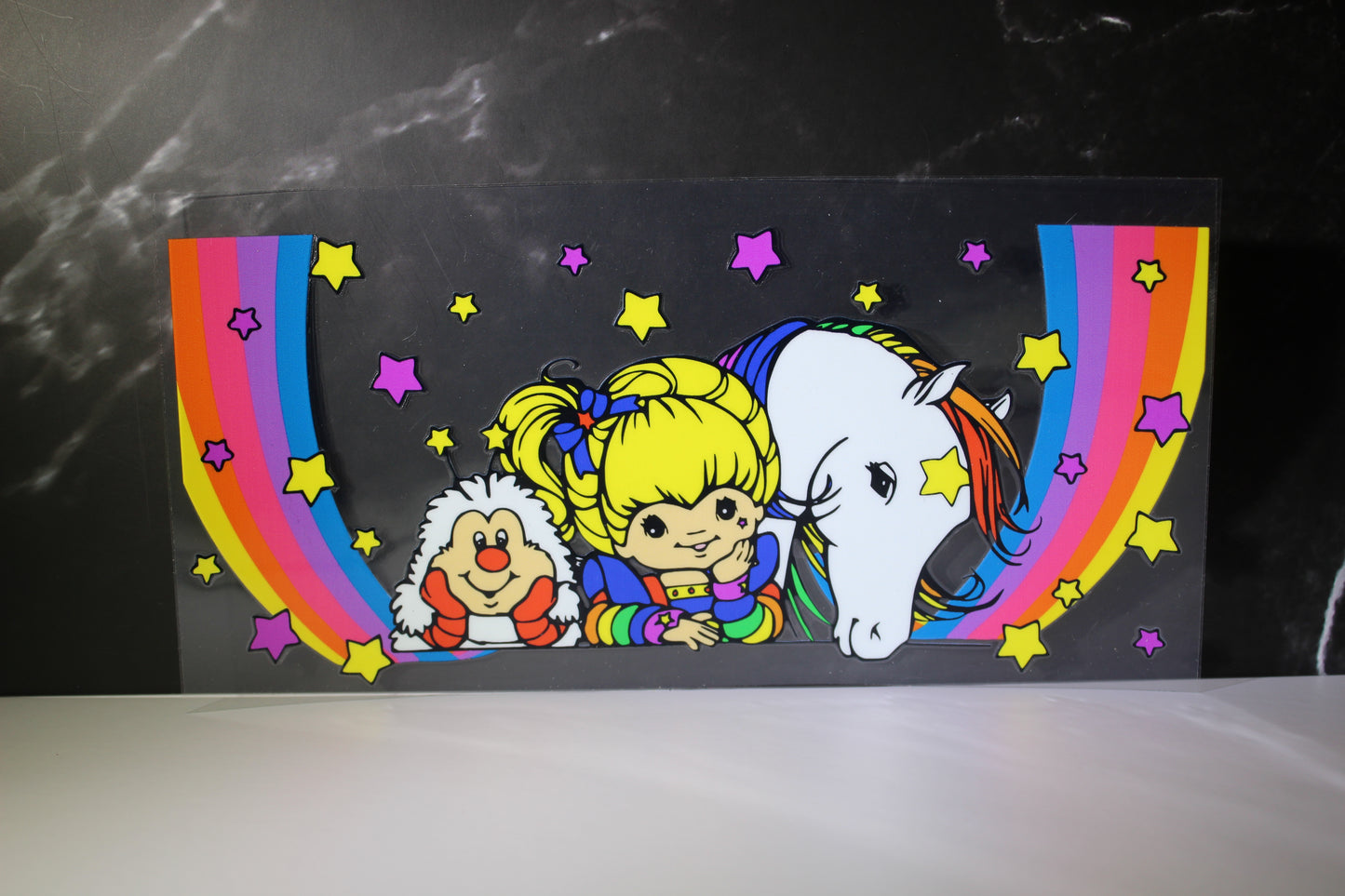 #25 Rainbow girl UV DTF
